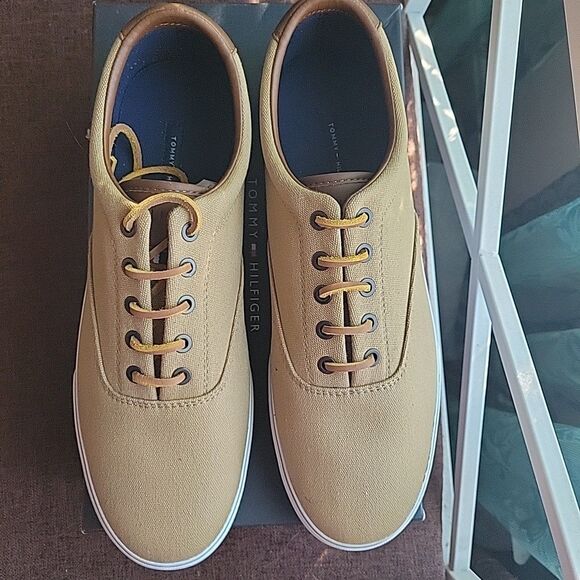 Tommy Hilfiger tmPOST Shoes Canvas Boat Casual Men's Size 11 M NEW - Picture 2 of 7
